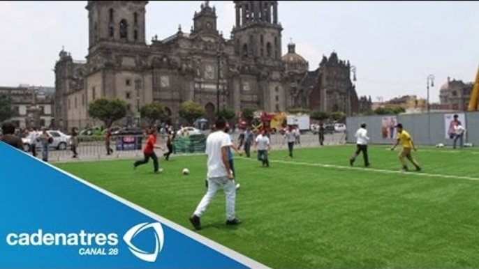 Capitalinos listos para ver el debut de la selección mexicana en el mundial 2014