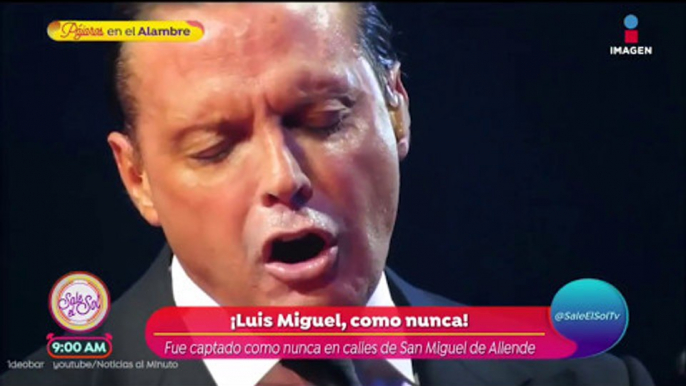 ¡Increíble! Luis Miguel sin guaruras en San Miguel de Allende | Sale el Sol