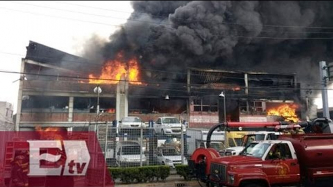 Desalojan domicilios y escuelas por incendio en Tlalnepantla / Ingrid Barrera