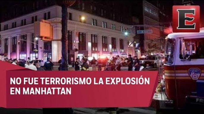 "Explosión en Manhattan no fue un hecho de terrorismo": Alcalde nueva York