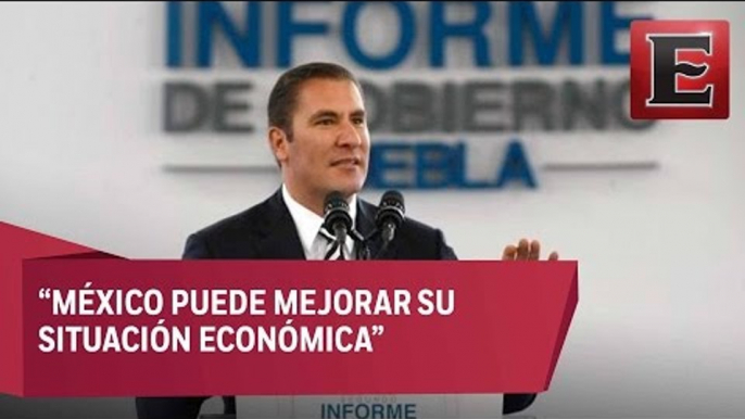 Posible revertir problemas económicos de México: Rafael Moreno Valle