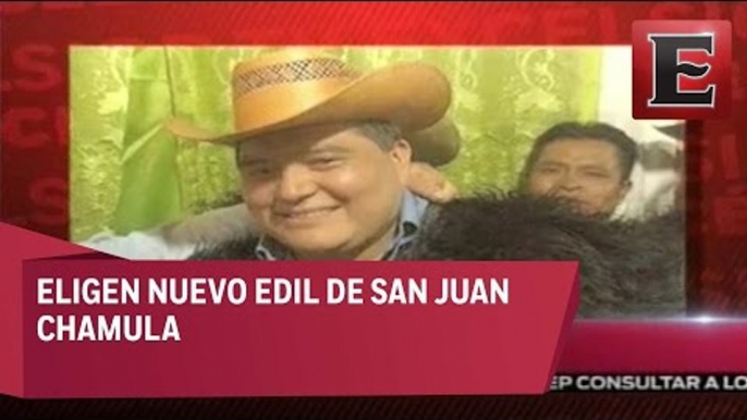 Eligen a edil sustituto en San Juan Chamula, Chiapas