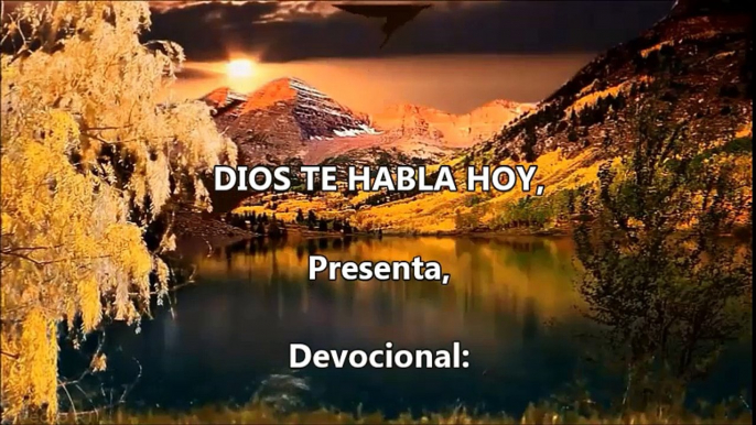 DIOS TE HABLA HOY,DEVOCIONAL 05 OCTUBRE,2018