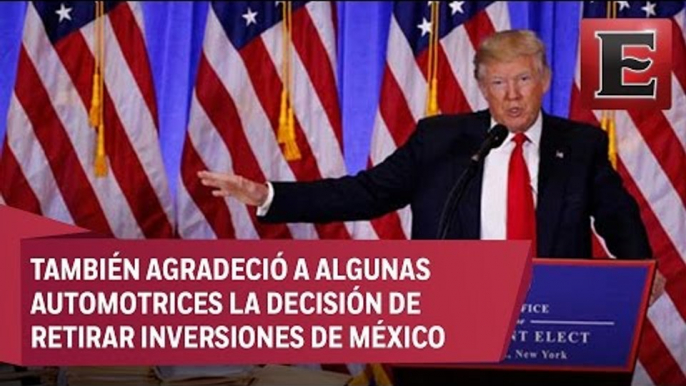 México pagará por el muro fronterizo: Trump