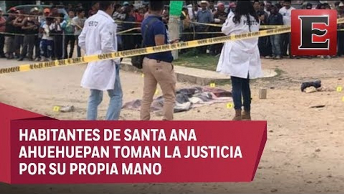 Queman vivos en Hidalgo a un hombre y una mujer acusados de robar niños