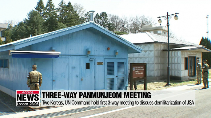 Two Koreas, UN Command hold first 3-way meeting to discuss demilitarization of JSA