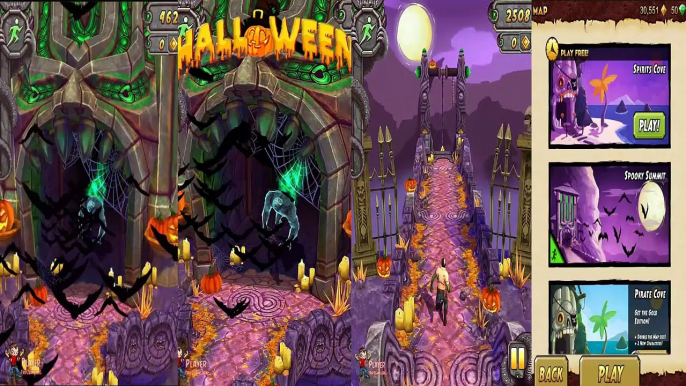 Temple Run 2 Halloween Unlock Karma Lee Vampire Vs Maria Selva Calavera Vs Guy Dangerous FrankenGuy Vs Sir Montague