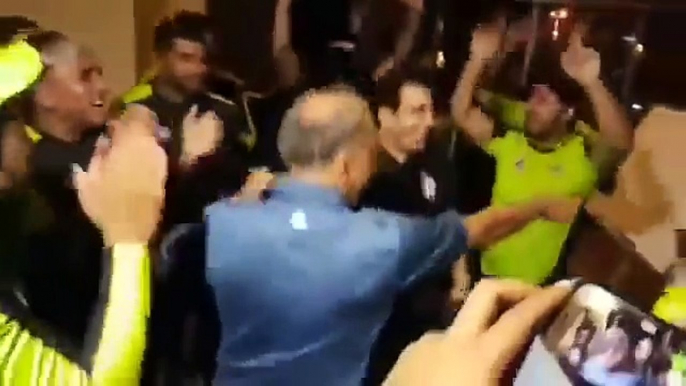 Imran Nazir Dancing - Lahore Qalandars Celebration After Winning Abu Dhabi T20 Final