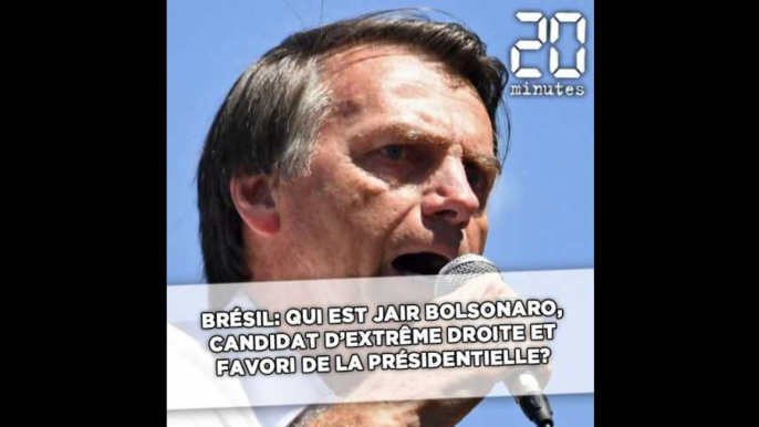 Brésil: Qui est Jair Bolsonaro, candidat d'extrême droite et favori de la présidentielle?