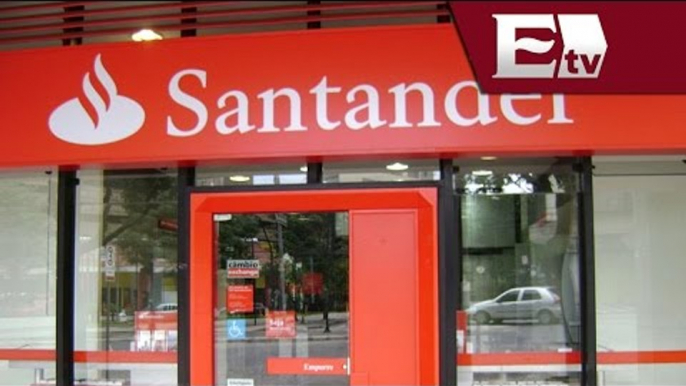 Las ganancias de Santander México caen un 24% en el primer semestre de 2014/ Dinero