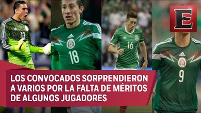 Filtran lista de convocados al Tri para la Copa Oro y Confederaciones