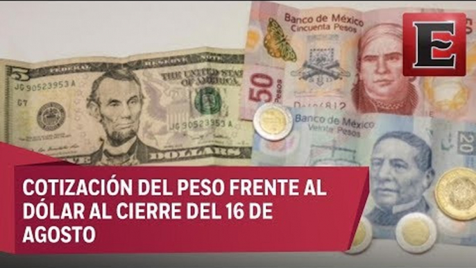 Así cerró el peso frente al dólar