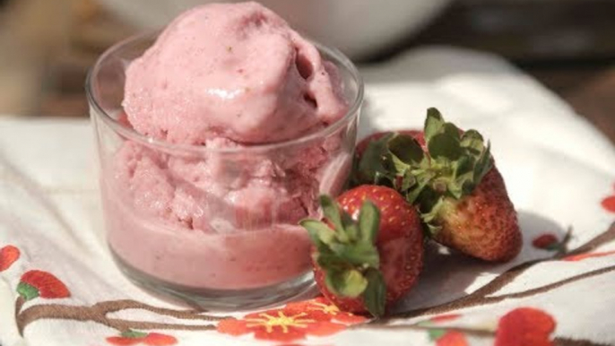 Helado de fresa - Recetas de helado - Recetas de postres fáciles