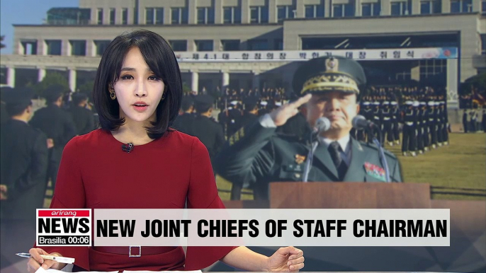 S. Korea's new Chairman of Joint Chiefs of Staff vows to strengthen military readiness and support peace