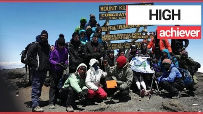 Mum who lost limbs to a sepsis infection climbs Kilimanjaro | SWNS TV