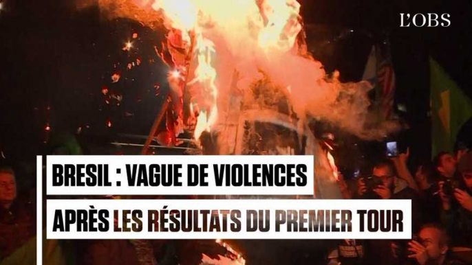 Brésil : vague de violences après le succès de Bolsonaro au premier tour de l'élection