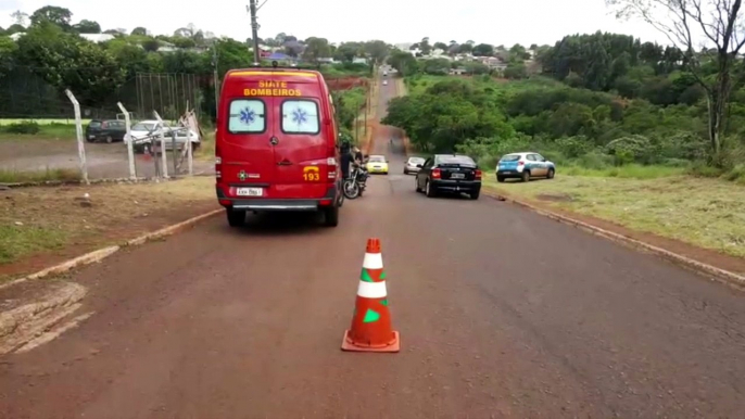 Siate atende motociclista ferido no Cascavel Velho