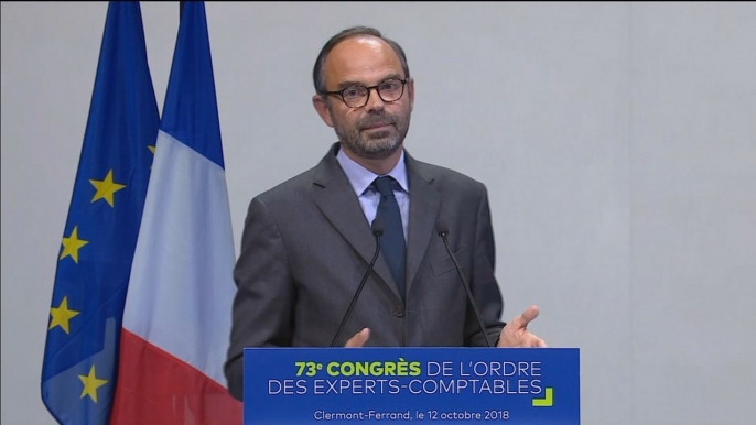 Édouard Philippe au Congrès de l'ordre des experts comptables