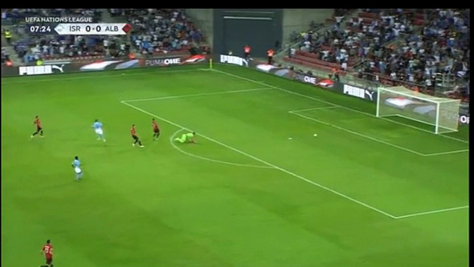 Hemed T.   Amazing Goal   (1:0)   Israel vs Albania