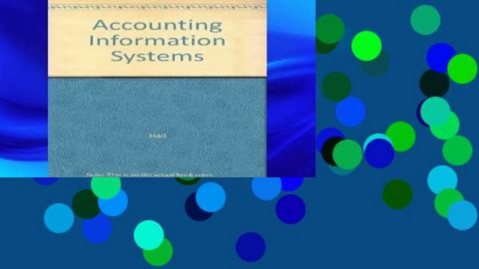 [P.D.F] Accounting Information Systems [A.U.D.I.O.B.O.O.K]