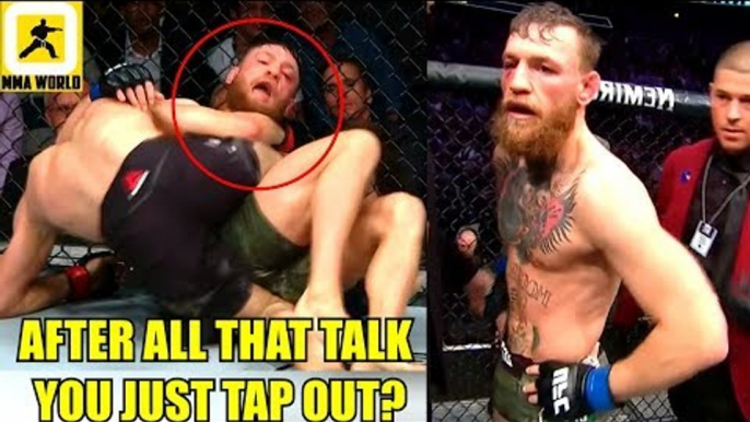 Former opponent of Khabib slams Conor McGregor for tapping out at UFC 229,Woodley on Conor