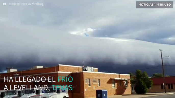 Así se forma una buena tormenta en Texas