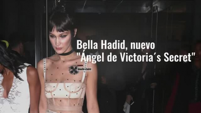 bella hadid aterriza en el desfile de victorias secret