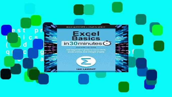 Best product  Excel Basics In 30 Minutes (2nd Edition): The quick guide to Microsoft Excel and