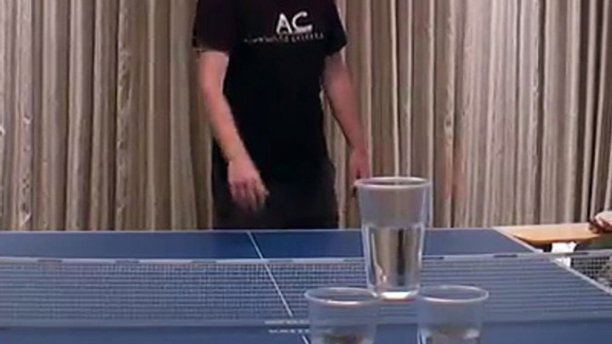 Pyramid beer pong shots. Easy. Thanks to Bbsdoingnothing for the submission!