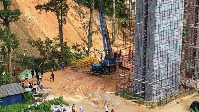 Search and rescue efforts after Penang landslide