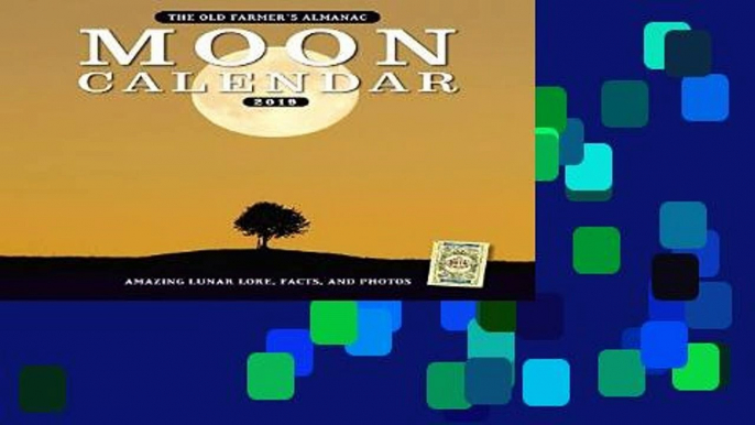 Library  The Old Farmer s Almanac 2019 Moon Calendar