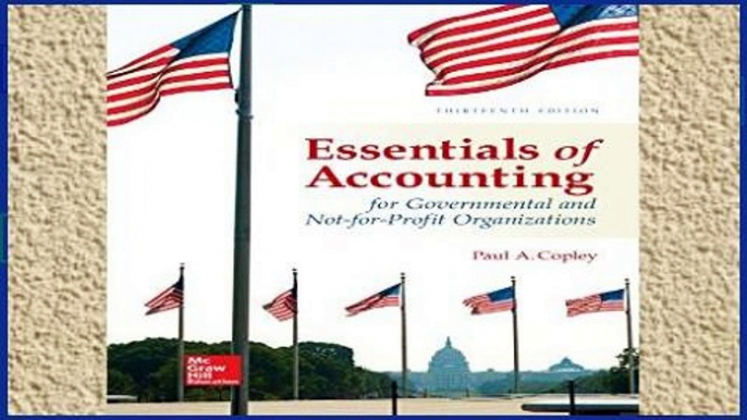 Review  Essentials of Accounting for Governmental and Not-for-Profit Organizations