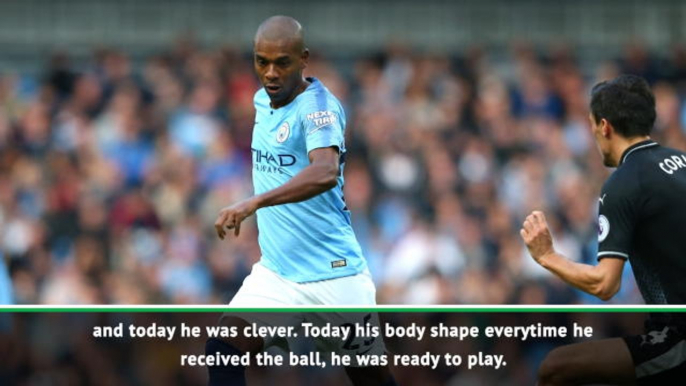 'He was incredible' - Guardiola on Fernandinho