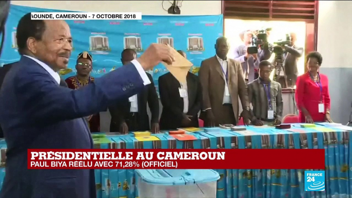 Cameroun : le président Paul Biya officiellement réélu