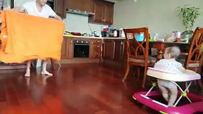 Dad Takes Care of Baby What Crazy Things Can Happen!