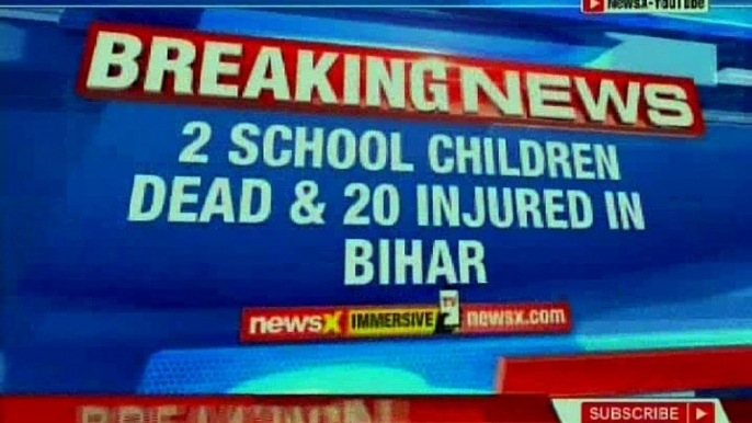 Bihar: Two school children died, at least 20 injured in a collision between their bus and a truck