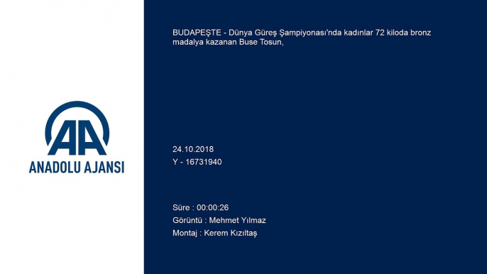 Dünya Güreş Şampiyonası - Buse Tosun - BUDAPEŞTE