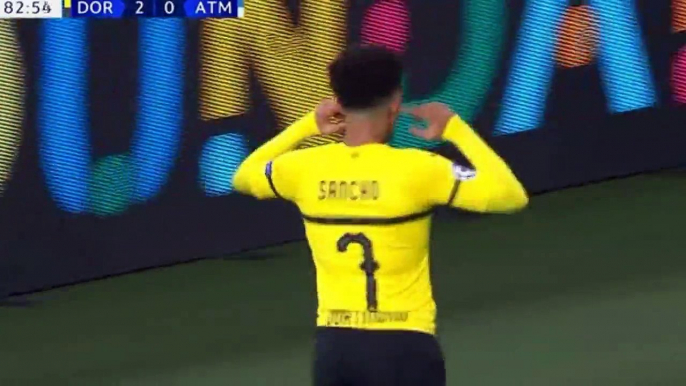 [GOAL JADON SANCHO] }Dortmund vs Atlético Madrid