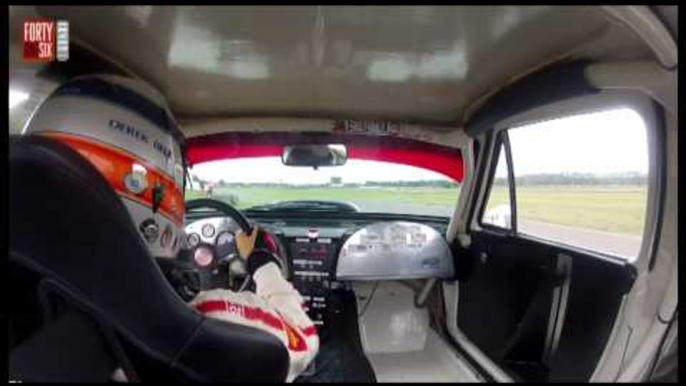 Goodwood Revival 2013: Derek Bell in a Corvette