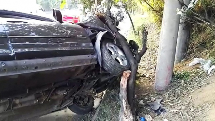 Precaución: accidente de tránsito sobre el km 23 de la carretera a Quezaltepeque.