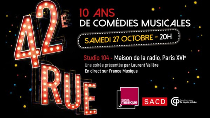 Soirée anniversaire des 10 ans de 42e Rue