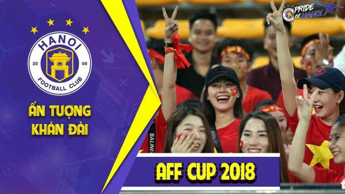 Hình ảnh ấn tượng: CĐV Việt Nam nhuộm đỏ các khán đài trên SVĐ Quốc gia Lào | HANOI FC