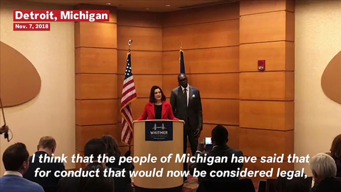 Michigan Governor-Elect Gretchen Whitmer Will Consider Marijuana Pardons