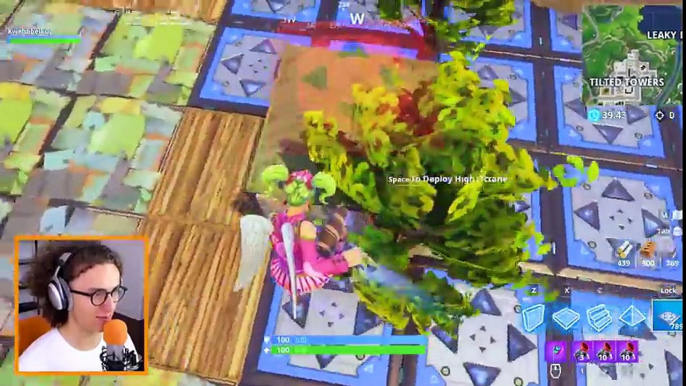 COVERING THE ENTIRE MAP IN BOUNCE PADS! (Fortnite Funny Moments)