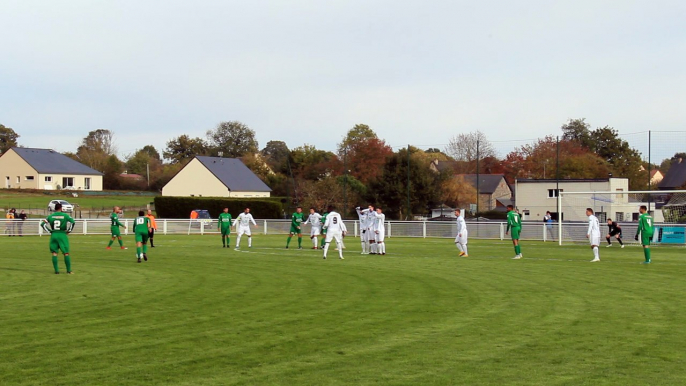 28/10/2018 : Soulgé VS Nantes JSC Bellevue, 6ème tour Coupe De France : 1-2. L'égalisation de Nantes JSC Bellevue.