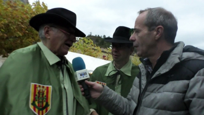 Hautes-Alpes: buvez le "Castillou" (boisson fraîche à base de tilleul)  et prêtez le serment de la confrérie: "Ut semper in Baronnis Tilia vivat" soit "Que toujours le tilleul vive en Baronnies"