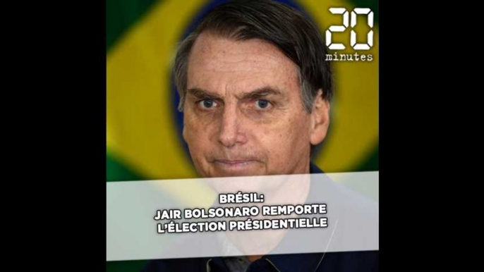 Brésil: Jair Bolsonaro remporte l'élection présidentielle