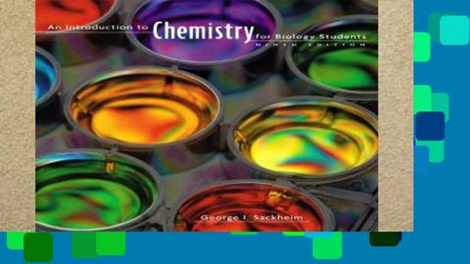 F.R.E.E [D.O.W.N.L.O.A.D] An Introduction to Chemistry for Biology Students [E.B.O.O.K]