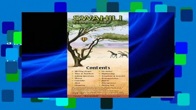 D.O.W.N.L.O.A.D [P.D.F] Swahili a Language Map (Language Map Series) [P.D.F]