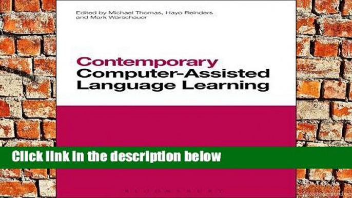 F.R.E.E [D.O.W.N.L.O.A.D] Contemporary Computer-Assisted Language Learning (Contemporary Studies